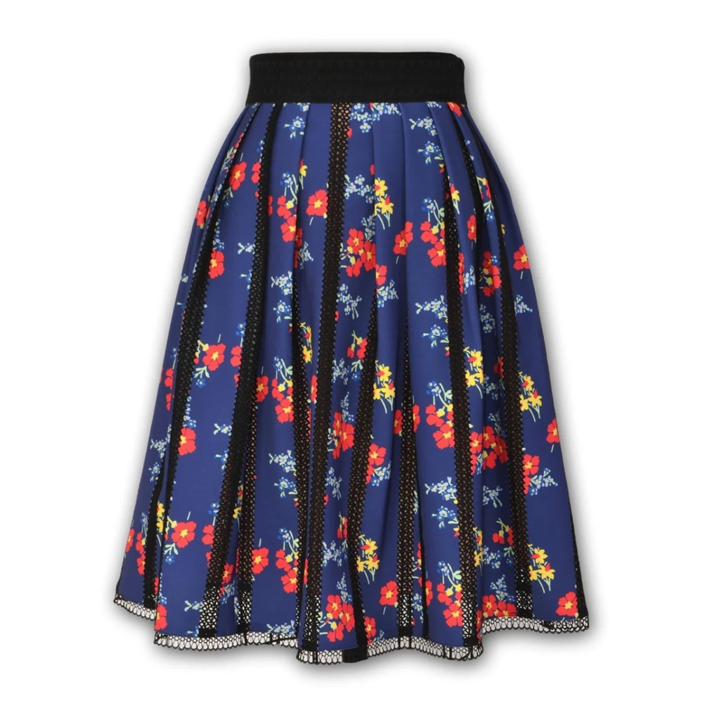 J. Peterman Always and Always Floral A-line Skirt Women's Size 16 Cottagecore